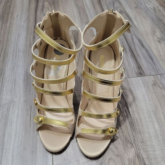 Olivia Miller Northfolk Women's High Heel Sandals Sz 7 - Picture 7 of 16
